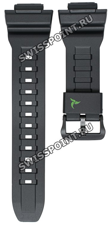Черный полимерный ремешок Casio 10500877 для часов Casio STL-S110H-1B, STL-S110H-1C