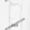 Черный полимерный ремешок Casio 10500877 для часов Casio STL-S110H-1B, STL-S110H-1C