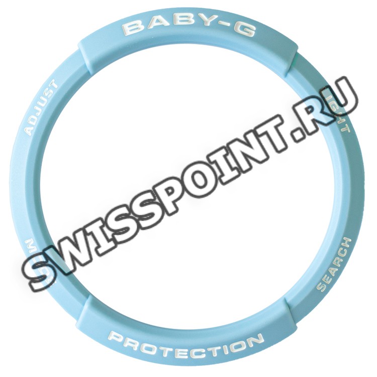 Голубой полимерный рант корпуса Casio 10561537 для часов Casio BGS-100RT-2A