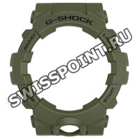 Зеленый полимерный рант корпуса Casio 10584480 для часов Casio GBD-800UC-3E