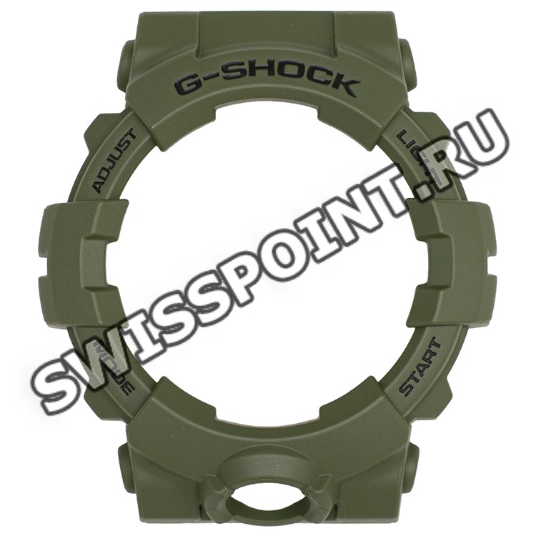 Зеленый полимерный рант корпуса Casio 10584480 для часов Casio GBD-800UC-3E