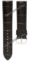 Коричневый кожаный ремешок Tissot T600043495 / T610043496, теленок, 22/20, стальная пряжка, для часов Tissot Gent XL T116.410.16.037.00, T116.410.16.047.00