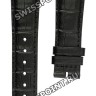 Черный кожаный ремешок Longines L682101263, теленок, 20/16, без замка, для часов Longines Flagship L2.637.6, L2.637.8, L4.718.4, L4.718.6, L4.750.4, L4.803.4