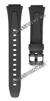 Черный полимерный ремешок Casio 10179406 для часов Casio W-752, W-753, W-755