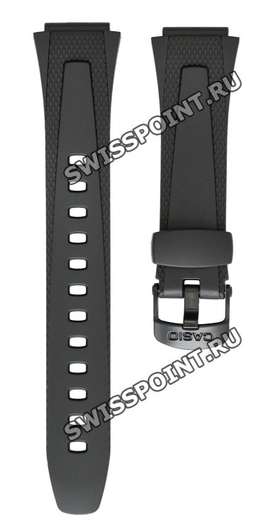 Черный полимерный ремешок Casio 10179406 для часов Casio W-752, W-753, W-755
