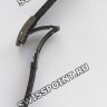 Черный каучуковый ремешок Tissot T603035303, 22/20, интегрированный, титановая клипса, для часов Tissot T-Touch Solar T091.420, T110.420