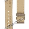 Коричневый кожаный ремешок Tissot T610045078, теленок, 15/14, без замка, для часов Tissot My Lady T930.007