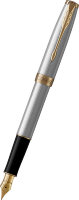 Перьевая ручка 1931504 Parker Sonnet Core F527, Stainless Steel GT (Перо F) / АРТИКУЛ: 1931504 (№ 405)