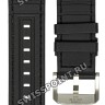 Коричневый силиконовый ремешок Tissot T603047777 с кожаной накладкой, 23/22, титановая пряжка, для часов Tissot T-Touch Connect Solar T121.420.47.051.08