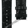 Черный кожаный ремешок Tissot T610031797, теленок, имитация крокодила, 20/18, без замка, для часов Tissot Lady-Round T052.210