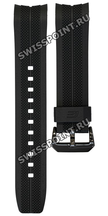 Черный полимерный ремешок Casio 10506315 для часов Casio EFR-549RBP-2A