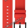 Красный силиконовый ремешок Tissot T603048546, черная пряжка, для часов T-Race MotoGP Tissot T141.417.37.057.01