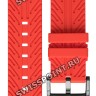 Красный силиконовый ремешок Tissot T603048546, черная пряжка, для часов T-Race MotoGP Tissot T141.417.37.057.01