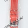 Красный силиконовый ремешок Tissot T603048546, черная пряжка, для часов T-Race MotoGP Tissot T141.417.37.057.01