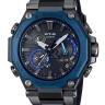 Черная стальная оконцовка (адаптер) Casio 10671660 для крепления каучукового ремешка часов Casio MTG-B2000B-1A2, MTG-B2000BDE-1, MTG-B2000YR-1A