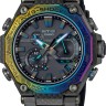 Черная стальная оконцовка (адаптер) Casio 10671660 для крепления каучукового ремешка часов Casio MTG-B2000B-1A2, MTG-B2000BDE-1, MTG-B2000YR-1A
