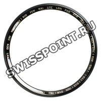 Черное стальное кольцо Casio 10611814 с часовыми поясами для часов Casio MTG-B1000CX-4A, MTG-B1000VL-4A