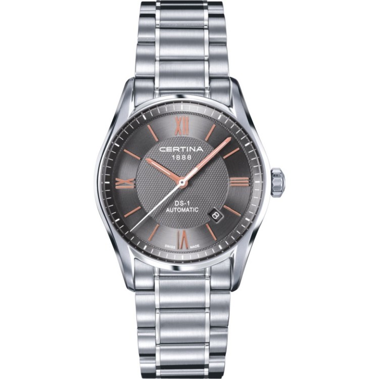 Стальное звено браслета Certina C613013393 для часов Certina C006.407, C006.424