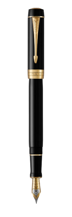 1931381 Перьевая ручка Parker Duofold Classic Centennial, Black GT, перо: F (№ 497)