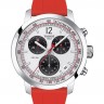 Красный силиконовый ремешок Tissot T603045012, 20/17, стальная пряжка, для часов Tissot PRC 200 T114.417.17.037.01