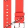 Красный силиконовый ремешок Tissot T603045012, 20/17, стальная пряжка, для часов Tissot PRC 200 T114.417.17.037.01