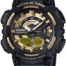 Черный полимерный ремешок Casio 10410723 для часов Casio AEQ-110, AQ-S810, W-735, W-736