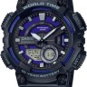 Черный полимерный ремешок Casio 10410723 для часов Casio AEQ-110, AQ-S810, W-735, W-736