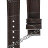 Коричневый кожаный ремешок Certina C610019067, теленок, 16/14, без замка, для часов Certina Ds Prime C028.310, C033.207, C034.210