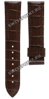 Коричневый кожаный ремешок Tissot T610014569, теленок, 20/18, без замка, для часов Tissot Visodate T019.430, T019430