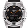 Черный каучуковый ремешок Tissot T610030584, 23/20, интегрированный, без замка, для часов Tissot Racing Touch T002.520