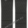 Черный каучуковый ремешок Tissot T610030584, 23/20, интегрированный, без замка, для часов Tissot Racing Touch T002.520