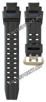 Черный полимерный ремешок Casio 10515886 для часов Casio GA-1000, GA-1100-2B