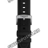 Черный силиконовый ремешок Tissot T603048650, стальная пряжка, для часов Tissot T-Race T141.417.17.011.00