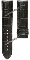 Серый кожаный ремешок Certina C610017601, 22/20, без замка, для часов Certina DS First C014.410.16.051.00, C014.417.16.051.00