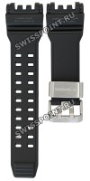 Черный полимерный карбоновый ремешок Casio 10509504 для часов Casio GPW-1000-1B