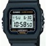 Черный полимерный ремешок Casio 71604130 для часов Casio CA-53, CA-61, FT-100, MAP-100, W-520, W-720, W-722, W-741, WL-100