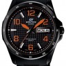 Черный полимерный ремешок Casio 10411343 для часов Casio EF-132PB-1A2, EF-132PB-1A4