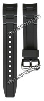 Черный полимерный ремешок Casio 10411343 для часов Casio EF-132PB-1A2, EF-132PB-1A4