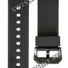 Черный полимерный ремешок Casio 10411343 для часов Casio EF-132PB-1A2, EF-132PB-1A4