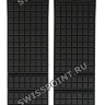Черный каучуковый ремешок Certina C610019214, без замка, для часов Certina Ds First C030.217.17.057.00, C030.217.37.057.00