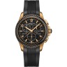 Черный каучуковый ремешок Certina C610019214, без замка, для часов Certina Ds First C030.217.17.057.00, C030.217.37.057.00