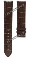 Коричневый кожаный ремешок Tissot T610029777, удлиненный, 20/18 XL, без замка, для часов Tissot Visodate T019.430, T019430