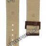 Коричневый кожаный ремешок Tissot T610029777, удлиненный, 20/18 XL, без замка, для часов Tissot Visodate T019.430, T019430