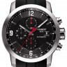 Черный каучуковый ремешок Tissot T603034055, 23/20, интегрированный, стальная пряжка, для часов Tissot T-Sport PRC 200 Automatic Chronograph T055.427, T055427