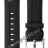 Черный каучуковый ремешок Tissot T603034055, 23/20, интегрированный, стальная пряжка, для часов Tissot T-Sport PRC 200 Automatic Chronograph T055.427, T055427