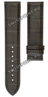 Коричневый кожаный ремешок Tissot T610045451, теленок, 21/20, без замка, для часов Tissot Visodate T118.430