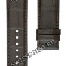 Коричневый кожаный ремешок Tissot T610045451, теленок, 21/20, без замка, для часов Tissot Visodate T118.430