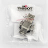 Титановый раскладной замок Tissot T640015940 с кнопками, 18 мм, для кожаного ремешка Tissot