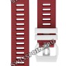 Красный полимерный ремешок Casio 10595831 для часов Casio GBA-800EL-4A