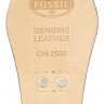 Фирменный темно-коричневый кожаный ремешок для часов Fossil CH2565